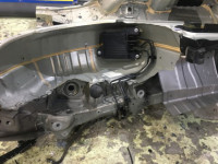 Aleta trasera izquierda SUBARU OUTBACK OEM 51490AG0309P BP9 2004 Gold 39J