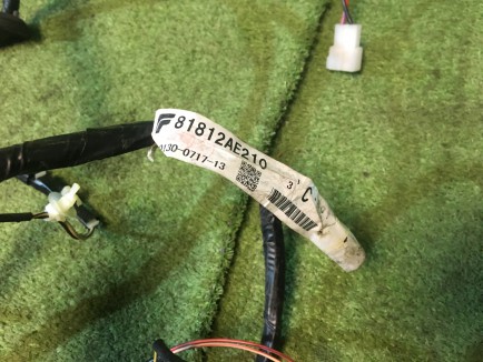 Tailgate wiring harness SUBARU LEGACY OEM 81812AE220 BH5 2001 EJ202