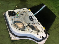 Porta traseira direita SUBARU LEGACY OEM 60400AE120 62280AE000 BH5 1998 Whait 51E