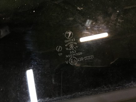 右后侧窗玻璃 SUBARU LEGACY OEM 65210AE040NB BH5 2000
