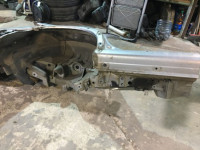 Крыло заднее правое SUBARU LANCASTER OEM 51410AE160 BHE BH9 2001 Silver 1U2