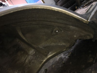 Right rear fender SUBARU LEGACY OEM 51410AC471 BG5 1997 silver 406