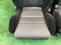 Seat set SUBARU LEGACY B4 OEM 64011AE120ML, 64011AE130ML, 64220AE070ML, 64230AE070ML BE9 BE5 2001 Silver 01G