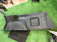 Boot trim SUBARU LEGACY B4 OEM 91144AE000, 94514AE022, 94511AE040, 94511AE050 BEE BE9 BE5 2002 black 18L,15K