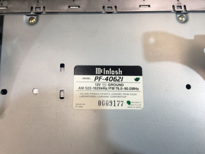 Radio McIntosh SUBARU LEGACY OEM 86221AG000, 86201AG040, 86301AG040, 86301AG050, 86301AG140, 86301AG350 BLE BL9 BL5 2003