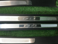 Sill trims SUBARU LEGACY OEM 94060AG170, 94060AG180, 94061AG080, 94061AG090 BLE  BL5 BL9 2003 black 32J