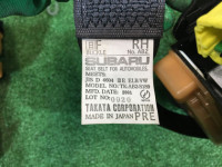 Seat belts SUBARU LEGACY OEM 64620AE040OB, 64620AE050OB BE9 2001 silver 01G