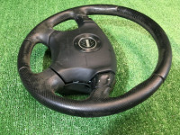 พวงมาลัย MOMO с подушкой SUBARU LEGACY OEM 34311AE100, 98211AE060ML BH5 BE5 BE9  BH9 2001 blue 14L,11K