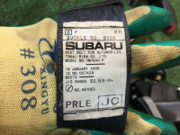 安全带 SUBARU FORESTER OEM 64620SA420ND, 64620SA410ND, 64660SA060ML, 64660SA070ML SG5 SG9 SG 2006 black 32J