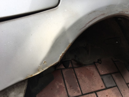 右后翼子板 дефект SUBARU LEGACY OEM 51410AE001 BE5 2000 Silver 792