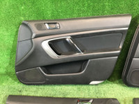 Door trim panels SUBARU LEGACY OEM 94219AG140JC, 94219AG140JC, 94239AG080JC, 94239AG090JC BLE BPE BP5 BL5 2003 black 32J
