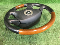 พวงมาลัย MOMO с подушкой SUBARU LANCASTER OEM 34311AE110, 98211AE000ML BHE BH9 1999 beige 8L5