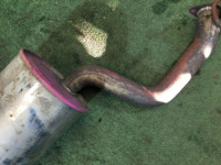 หม้อพักท้าย STI SUBARU LEGACY B4 OEM 44300AE040 BE5 BE9 1999 EJ206