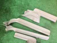 Накладки на пороги SUBARU LANCASTER OEM 94060AE000GE, 94060AE010GE, 94061AE000GE, 94061AE010GE BHE BH9 BH5 2002 Silver 1U2