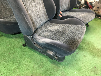Seat set SUBARU LEGACY OEM 64100AC161MU, 64100AC172MU, 64404AC080MU, 64444AC081MU BG9 BG5 1996 cosmic blue mica 416