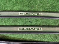 スカッフプレート SUBARU OUTBACK OEM 94061AG090 94060AG080 94060AG070 BP9 2004 gold 3M4