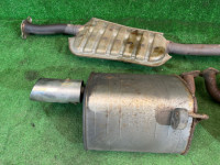 หม้อพักไอเสีย и средняя часть SUBARU OUTBACK OEM 44200AG050 44380AG010 44380AG000 BPE 2007 EZ30 AT