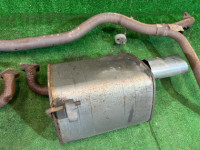 หม้อพักไอเสีย и средняя часть SUBARU OUTBACK OEM 44200AG050 44380AG010 44380AG000 BPE 2007 EZ30 AT