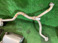 หม้อพักไอเสีย и средняя часть SUBARU OUTBACK OEM 44200AG480 44380AG131 44380AG121 BP9 2007 EJ253 AT