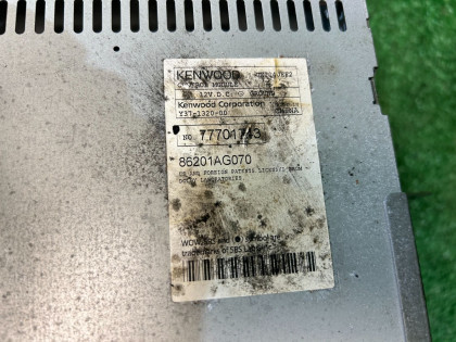 Radio с климатом SUBARU LEGACY OEM 86201AG070 BP5 2007