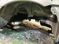 ชิ้นส่วนตัวถังท้ายรถ Rear cut SUBARU OUTBACK OEM 51490AG0209P 51490AG0309P BPE 2004 GOLD 39J