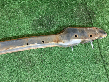 Rear bumper reinforcement SUBARU LEGACY OEM 57711AE030 BE5 2000 WHITE 51E
