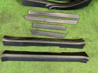 Накладки на пороги черные TOYOTA PRIUS OEM 67913-47040-C0 67914-47040-C0 67911-47030 67917-47040-C0 ZVW30 2012 SILVER 1F7
