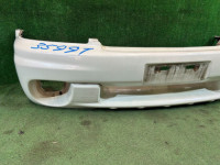 フロントバンパー WHITE PEARL 07C SUBARU LANCASTER OEM 57703AE230MQ BHE BH9 2001 WHITE PEARL 07C / 081