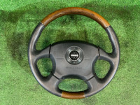 พวงมาลัย MOMO дерево SUBARU LANCASTER OEM 34311AE330 BHE BH9 BH5 2001 WHITE PEARL 07C / 081