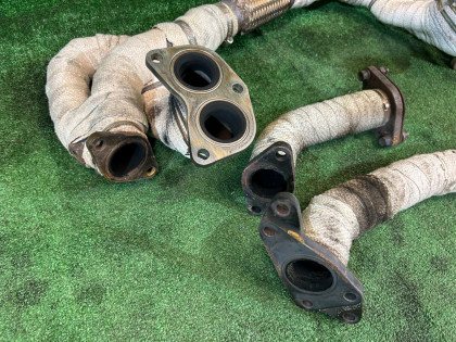 Выпускной коллектор SYMS Титан! SUBARU LEGACY OEM 14010AA072 14023AA052 BH5 2002 EJ206 AT