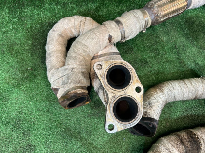 Выпускной коллектор SYMS Титан! SUBARU LEGACY OEM 14010AA072 14023AA052 BH5 2002 EJ206 AT