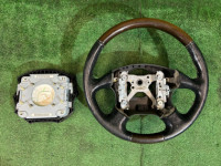 พวงมาลัย MOMO дерево SUBARU LANCASTER OEM 34311AE330 BHE BH9 BH5 2001 BLUE / GREY 1U3