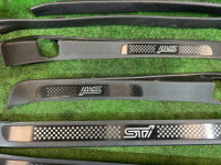 Sill trims Sti SUBARU LEGACY OEM 94060AE06AOA 94060AE07AOA 94061AE04AOA 94061AE05AOA BP5 2007 SILVER C6Z