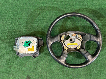 พวงมาลัย MOMO SUBARU LEGACY OEM 34311AC490 BG5 1998 White 51E