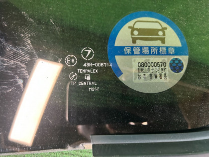 左クォーターガラス SUBARU LEGACY OEM 65249AG031 BL9 BL5 BLE 2008