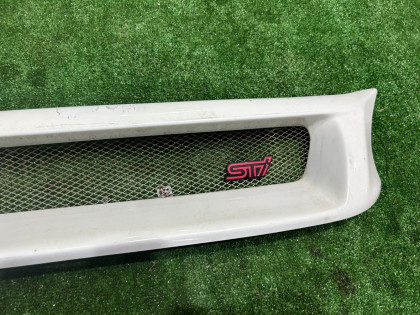 フロントグリル STI SUBARU LEGACY OEM 91121AE410 BH5 2002 WHITE 51E