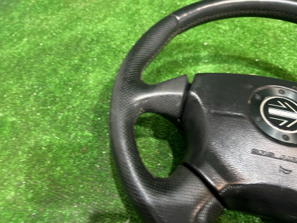 Steering wheel MOMO SUBARU LEGACY OEM 34311AE080 98211AE060ML BH5 2002 WHITE 51E