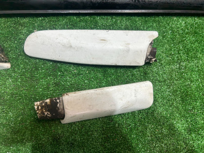 Roof rails SUBARU LEGACY OEM 91151AE040MV BH5 2002 WHITE 51E