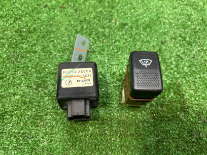 前挡除雾开关 комплект с реле SUBARU LANCASTER OEM 86564AE000 BH9 1998 EJ254 AT