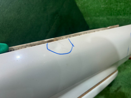 บังโคลนหน้าซ้าย SUBARU LANCASTER OEM 57120AE031 BHE BH9 2001 WHITE 07C, 081