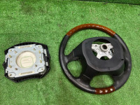 Volante MOMO дерево SUBARU LANCASTER OEM 34311AE330 BHE BH9 BH5 2001 WHITE 07C, 081