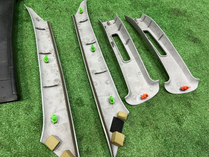 แผงบุเสา SUBARU LEGACY OEM 94010AE000OB, 94010AE010OB, 94022AE020ML, 94022AE030ML BEE BE9 BE5 2000 silver 792