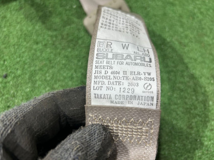 安全带 задние SUBARU OUTBACK OEM 64660AG100WA 64660AG110WA BPE 2004 GOLD 39J