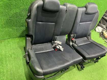 Сидение заднее SUBARU EXIGA OEM 64210YC340AS 64340YC080AS YA5 2008 BLUE D2B