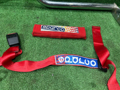 安全带 тюнинг SPARCO SUBARU LEGACY OEM 64619AC140MU 64619AC150MU 64669AC200MU BG5 1997 RED