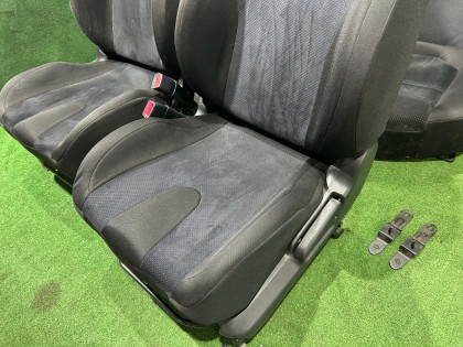 Комплект сидений SUBARU FORESTER OEM 64011SA840ML 64011SA850ML 64051SA300ML 64051SA310ML 64141SA550ML SG5 2007 BLACK 32J