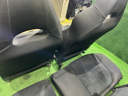 Комплект сидений SUBARU FORESTER OEM 64011SA840ML 64011SA850ML 64051SA300ML 64051SA310ML 64141SA550ML SG5 2007 BLACK 32J