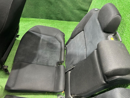 Комплект сидений SUBARU FORESTER OEM 64011SA840ML 64011SA850ML 64051SA300ML 64051SA310ML 64141SA550ML SG5 2007 BLACK 32J