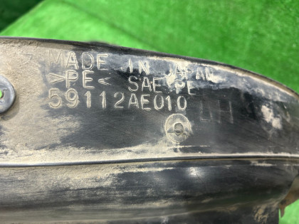 Left rear wheel arch liner SUBARU LEGACY OEM 59112AE010 BEE BHE BE5 BE9 BH5 BH9 2002 SILVER 01G