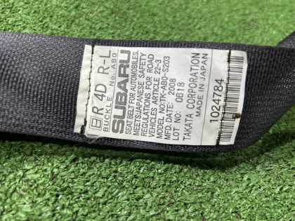 リアシートベルト SUBARU LEGACY OEM 64660AG020JC 64682AG240JC BL9 BL5 BLE 2008 SILVER C6Z